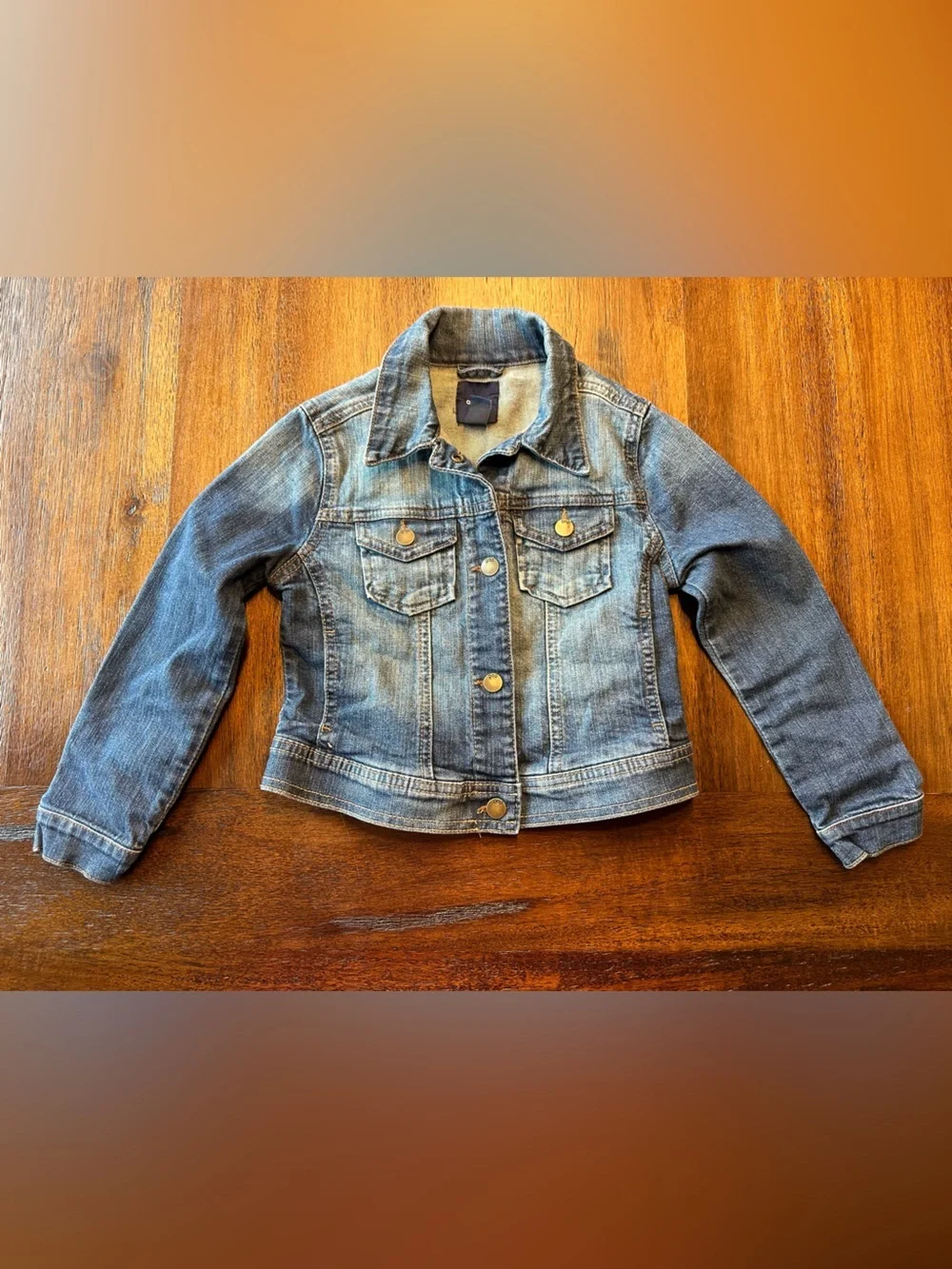 GAP Girls' Blue Denim Jean Jacket- size XSmall